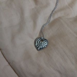 Zebra Print Strip Nacklace